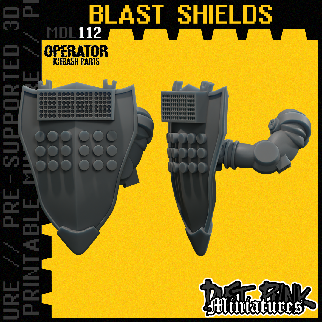 MDL112 BLAST SHIELDS [PRE-SUPPORTED]